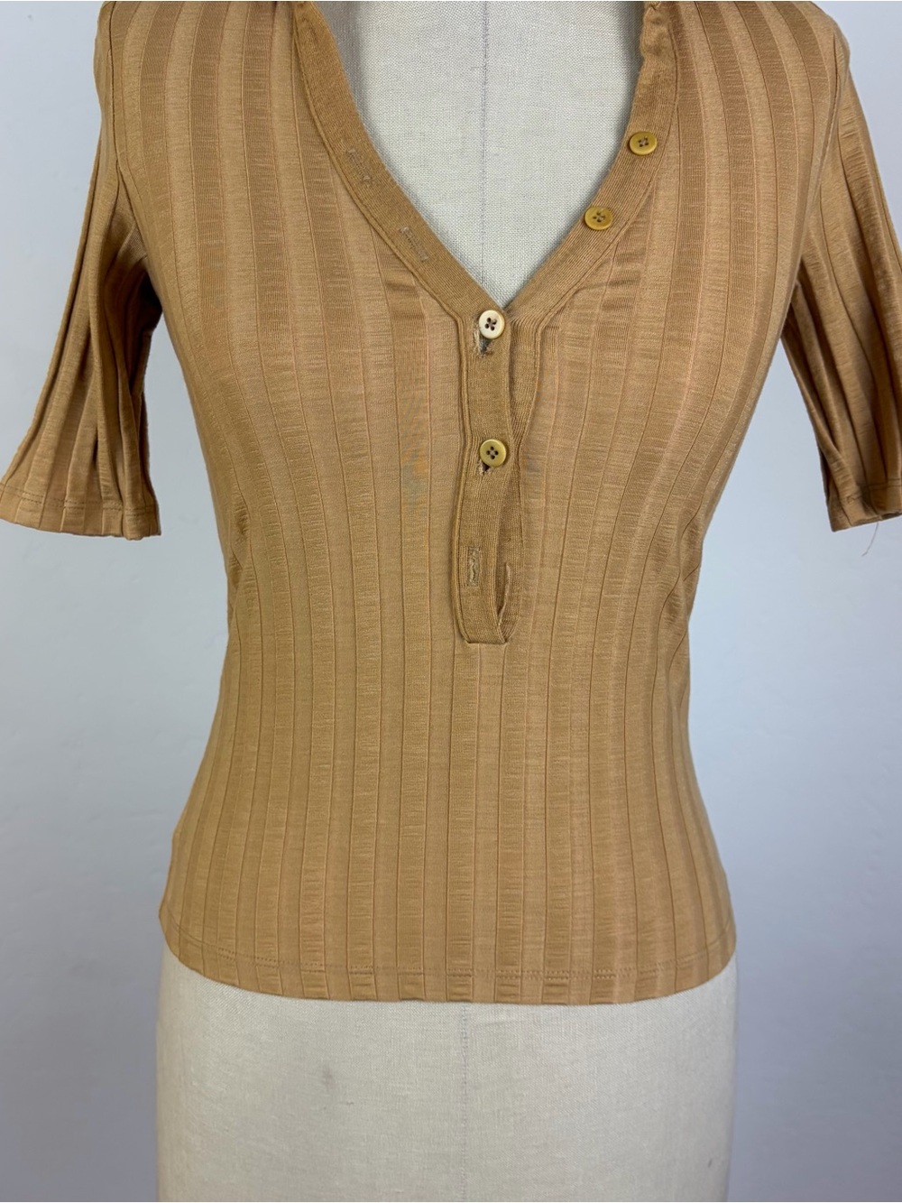 Jonathan Simkhai Terry Compact Ribbed Polo - Picture 5 of 10